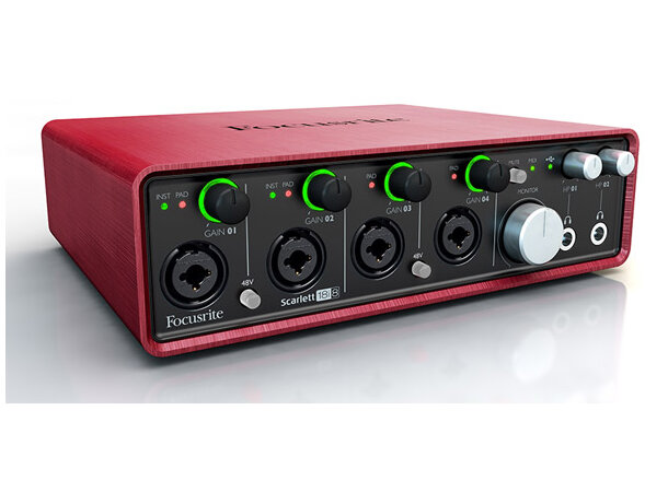 Focusrite Scarlet 18i8 MK3 Lydkort USB 4 inn - 4 ut 